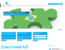 Tablet Screenshot of exactinvest.com